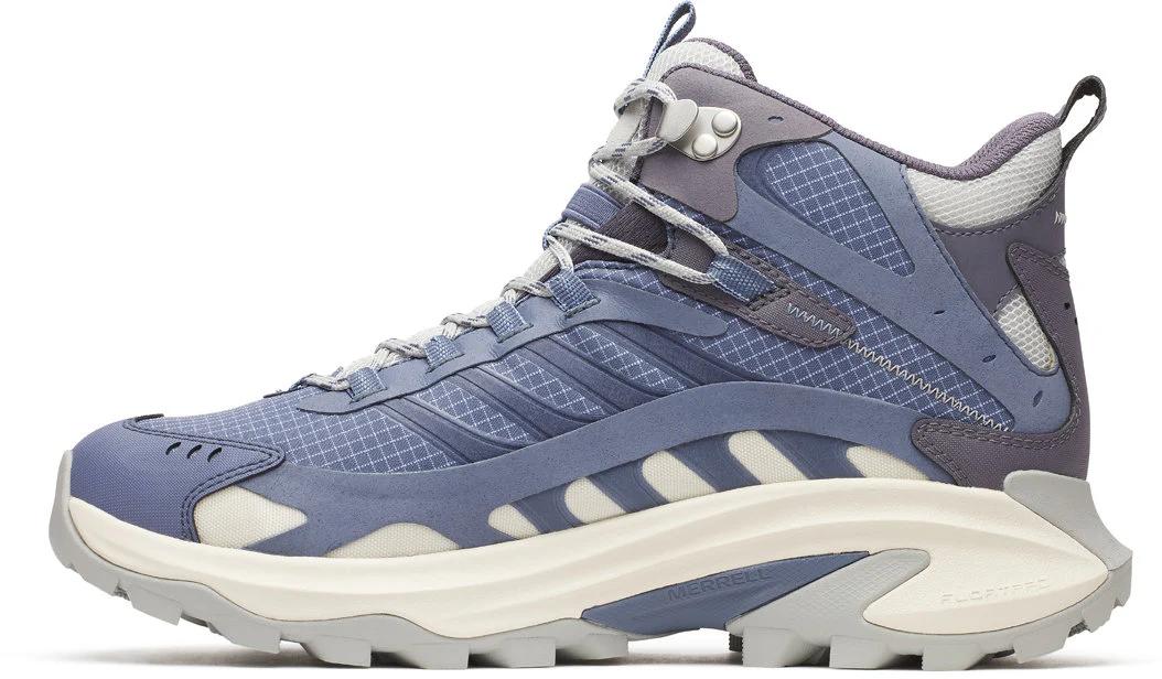Merrell Moab Speed 2 Mid GORE-TEX Mens Walking Shoes - Blue - Image 3