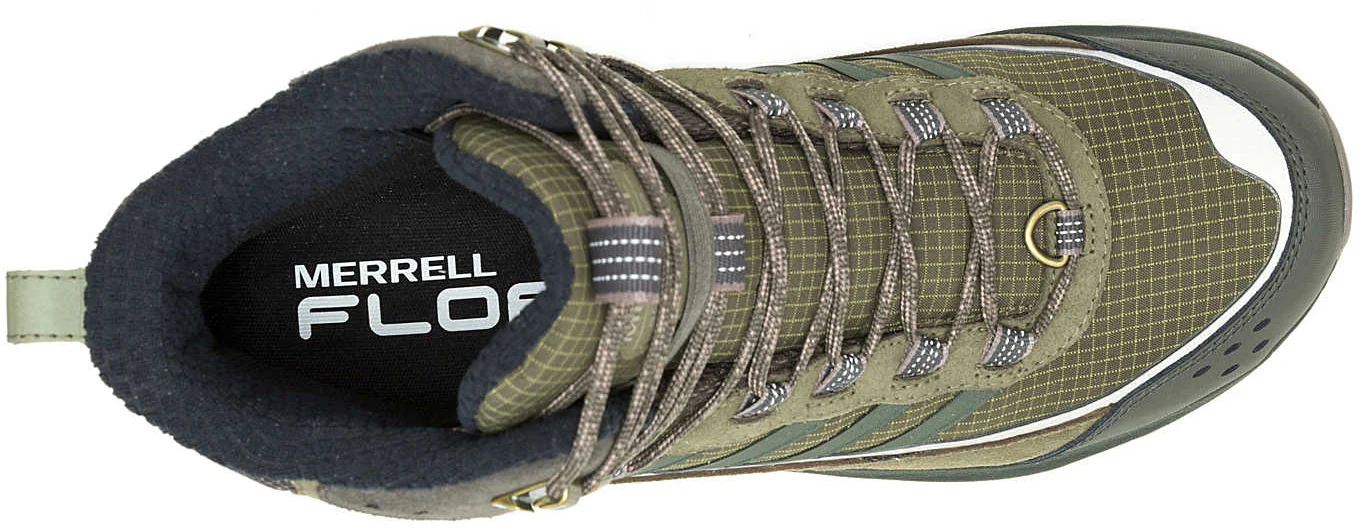 Merrell Moab Speed 2 Thermo Mid Waterproof Mens Walking Boots - Green - Image 4