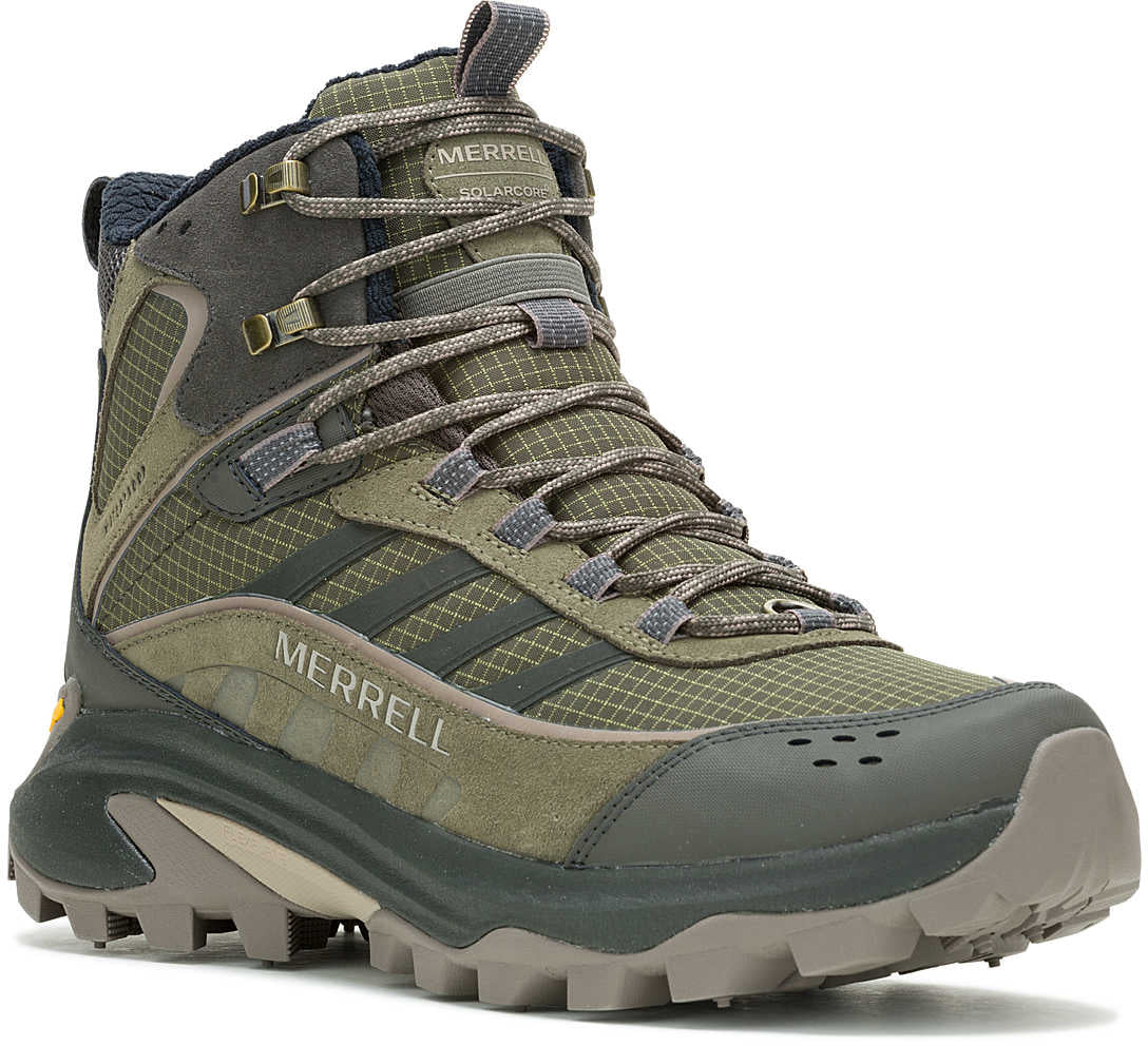 Merrell Moab Speed 2 Thermo Mid Waterproof Mens Walking Boots - Green - Image 6