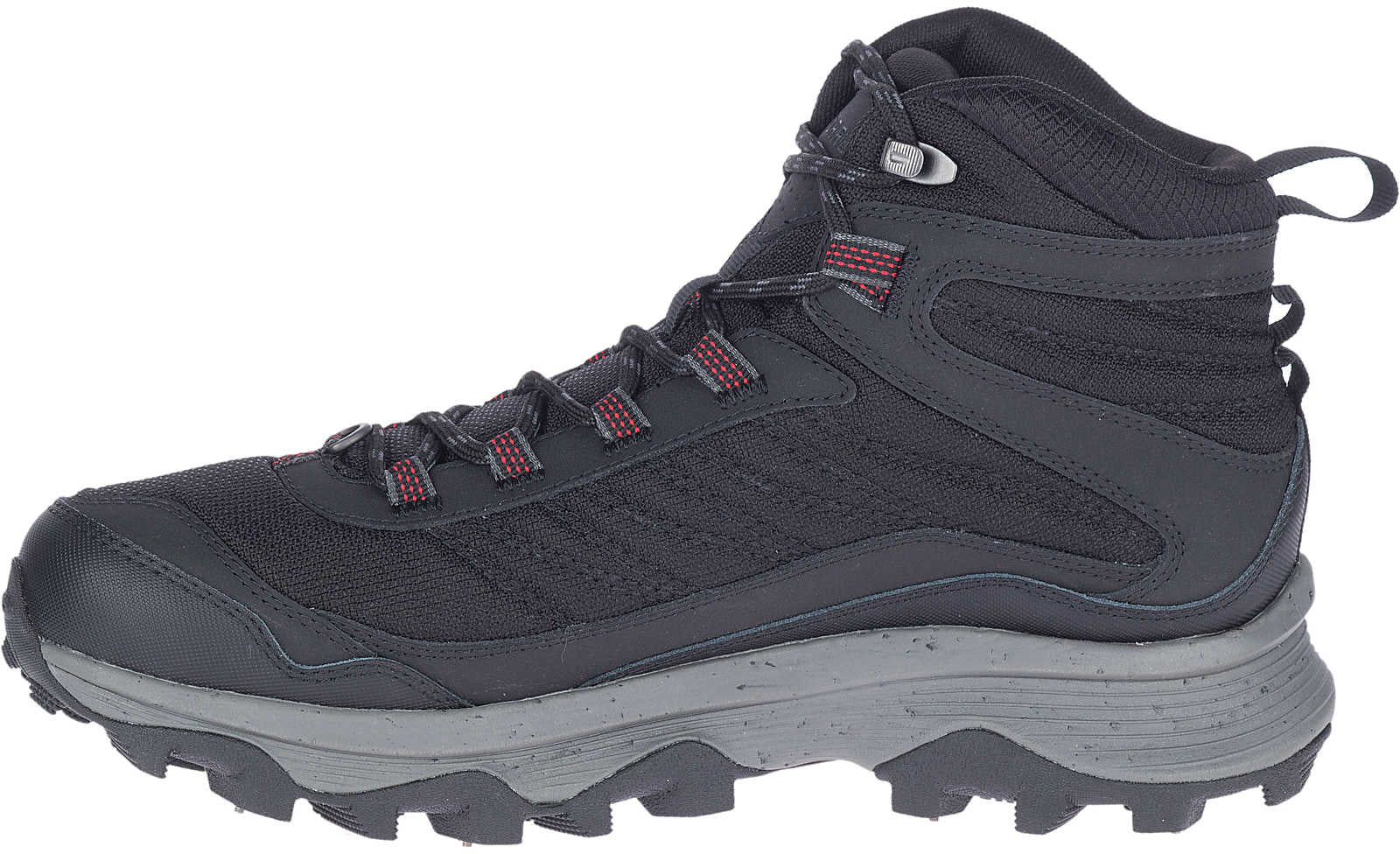 Merrell Moab Speed Thermo Spike Mid Waterproof Mens Walking Boots - Black - Image 3