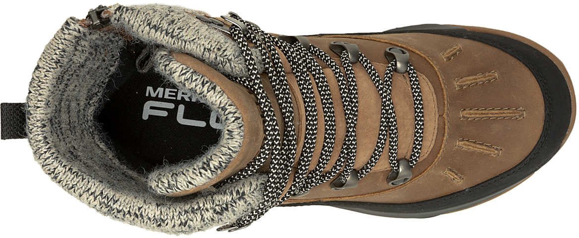 Merrell Siren 4 Thermo Mid Zip Waterproof Womens Walking Boots - Brown - Image 4