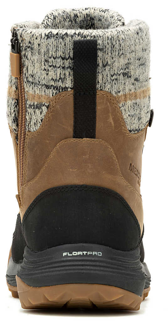 Merrell Siren 4 Thermo Mid Zip Waterproof Womens Walking Boots - Brown - Image 5