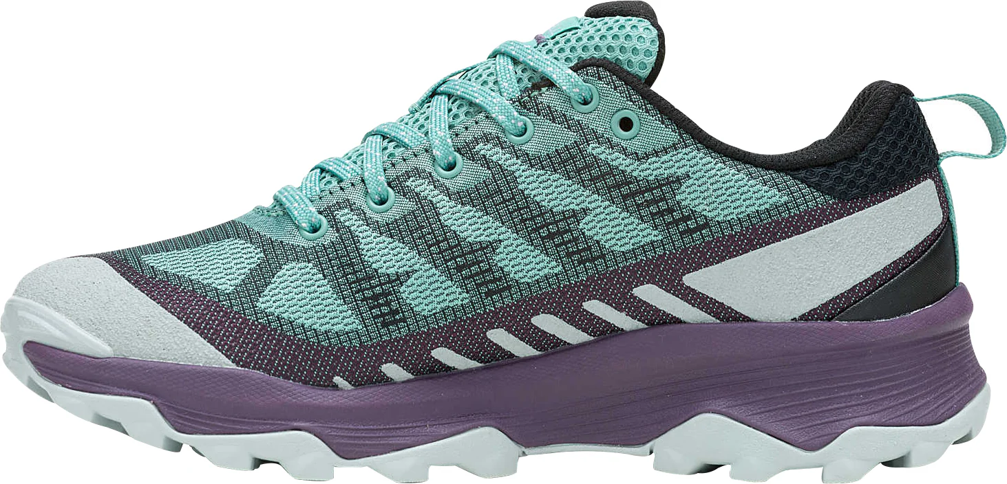 Merrell Speed Eco Waterproof Womens Walking Shoes - Green - Image 3