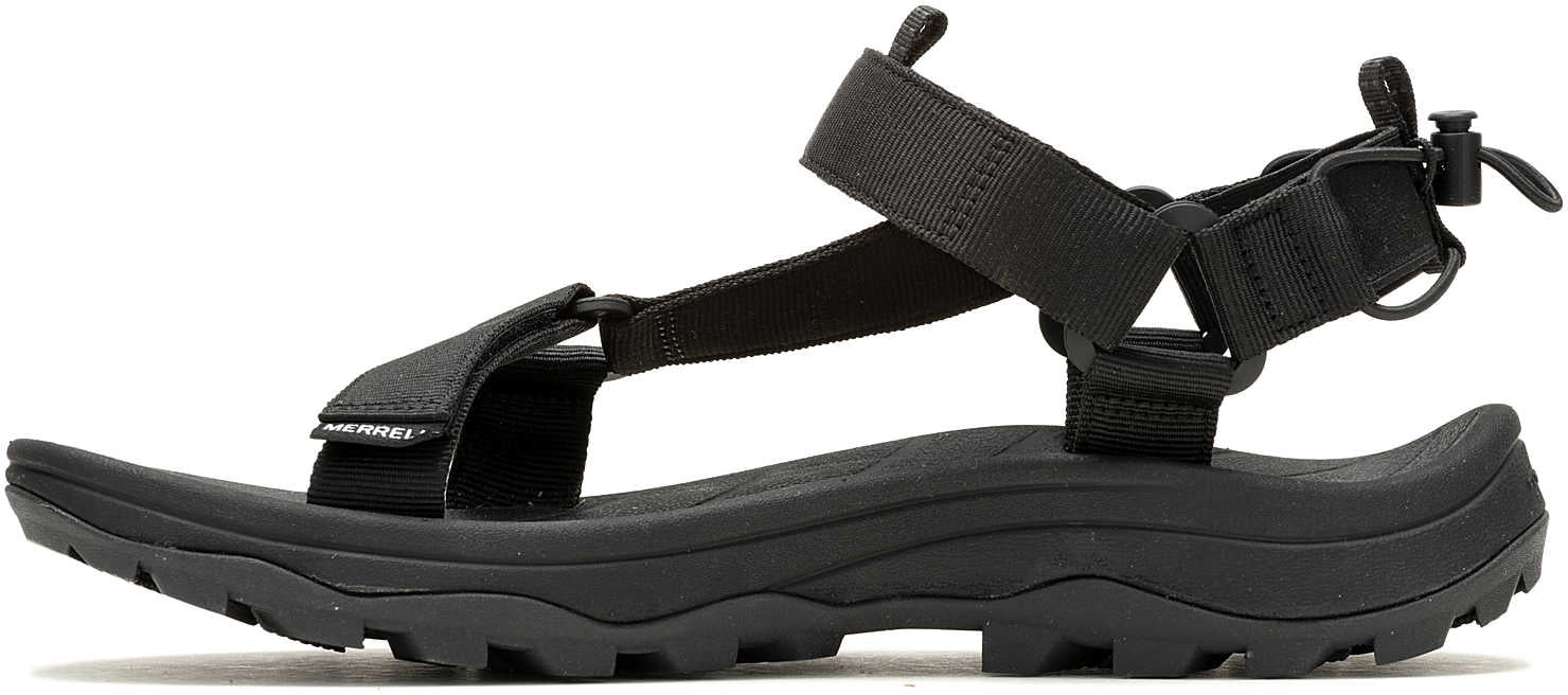 Merrell Speed Fusion Web Sport Mens Walking Sandals - Black - Image 3