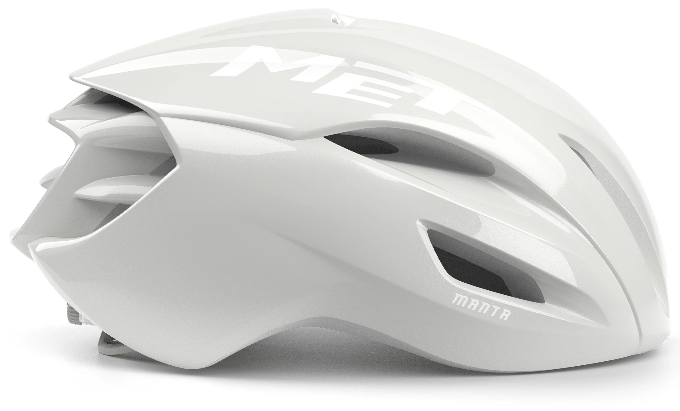 Met Manta Mips Road Cycling Helmet - Absolute White - Image 2