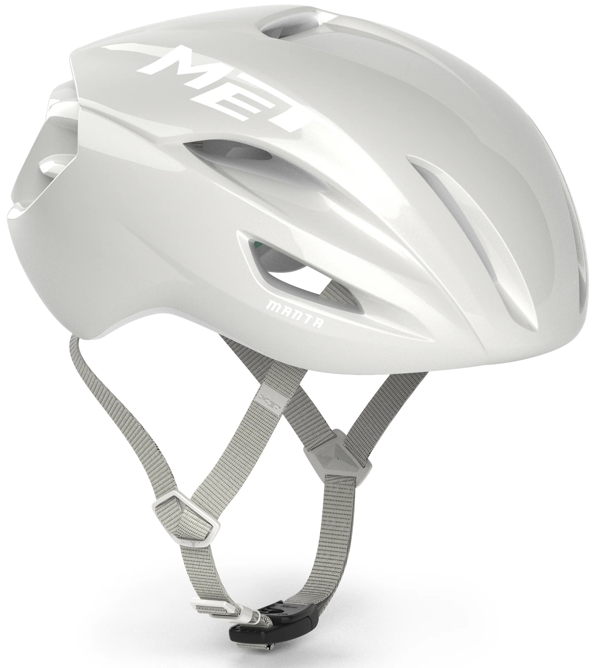 Met Manta Mips Road Cycling Helmet - Absolute White - Image 5