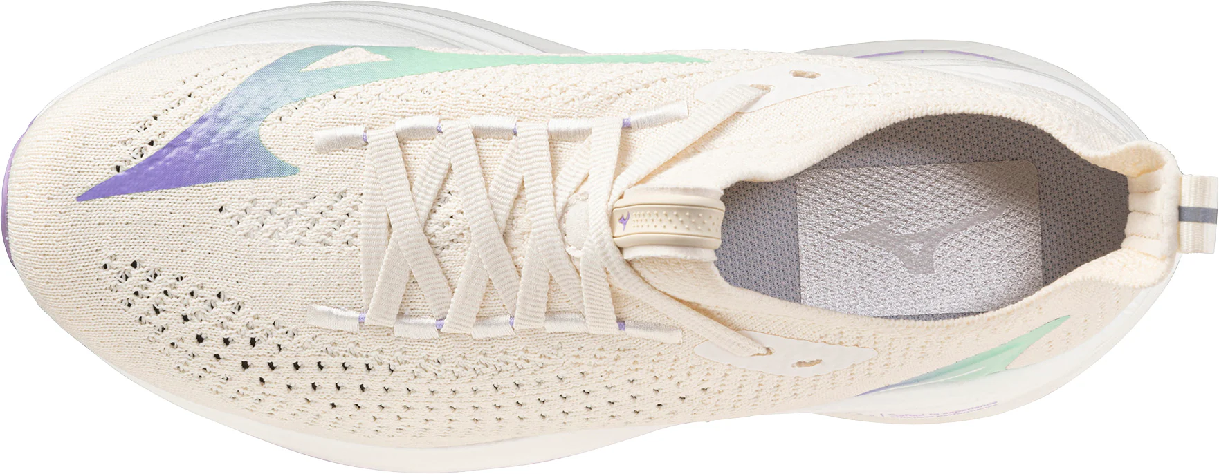 Mizuno Neo Vista 2 Womens Running Shoes - Cream - Image 4