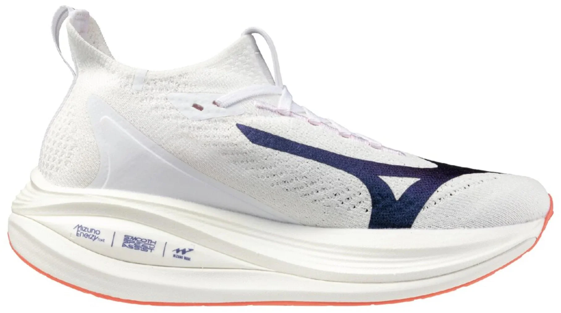 Mizuno Neo Vista 2 Womens Running Shoes - White - Image 3