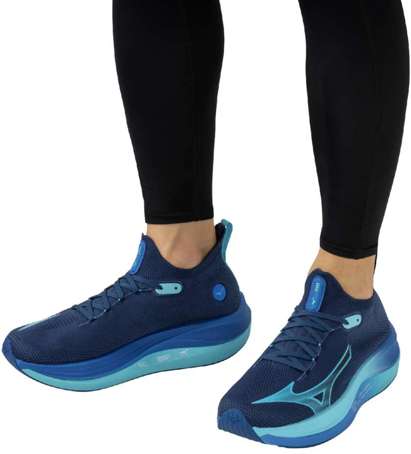 Mizuno Neo Vista Mens Running Shoes - Blue - Image 7