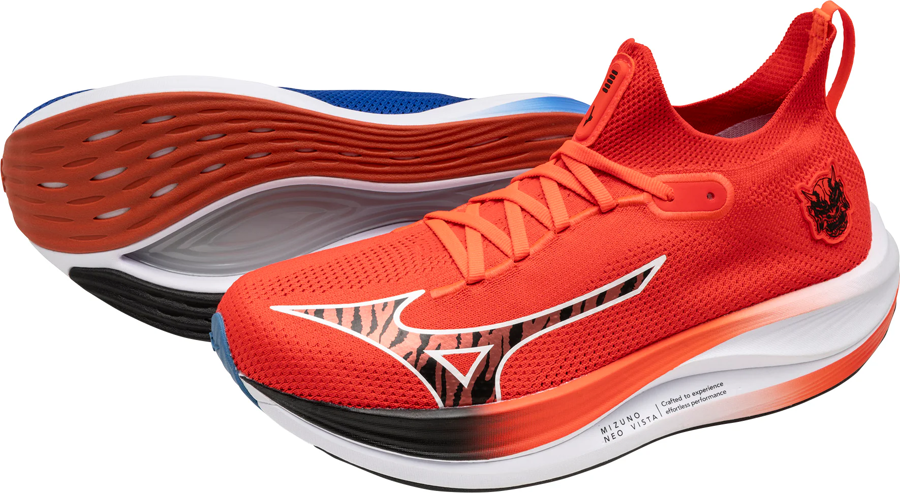 Mizuno Neo Vista Mens Running Shoes - Red - Image 10