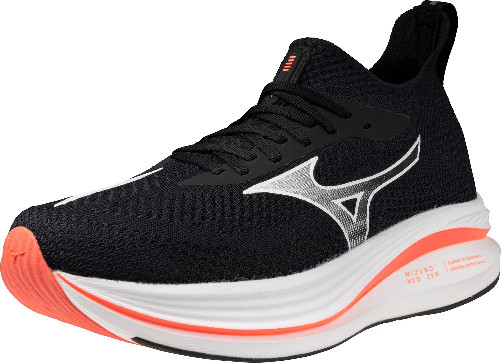 Mizuno Neo Zen Mens Running Shoes - Black - Image 6