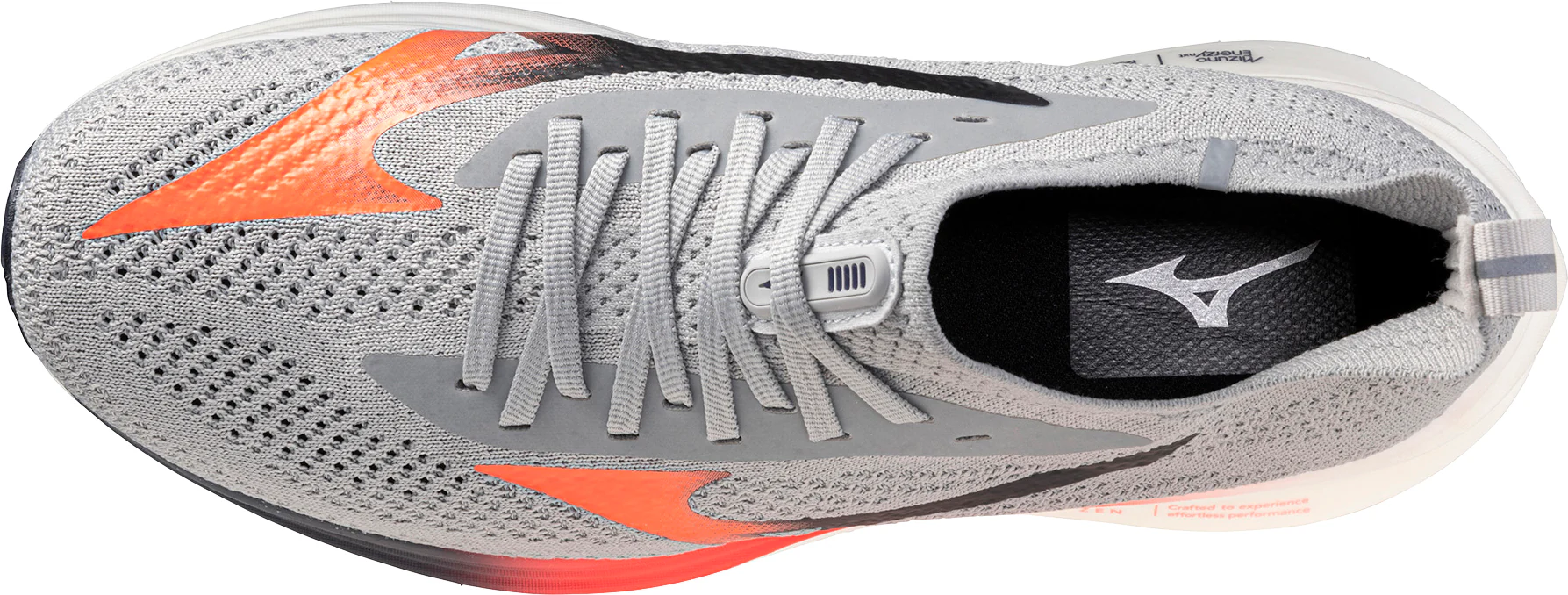Mizuno Neo Zen Mens Running Shoes - Grey - Image 4