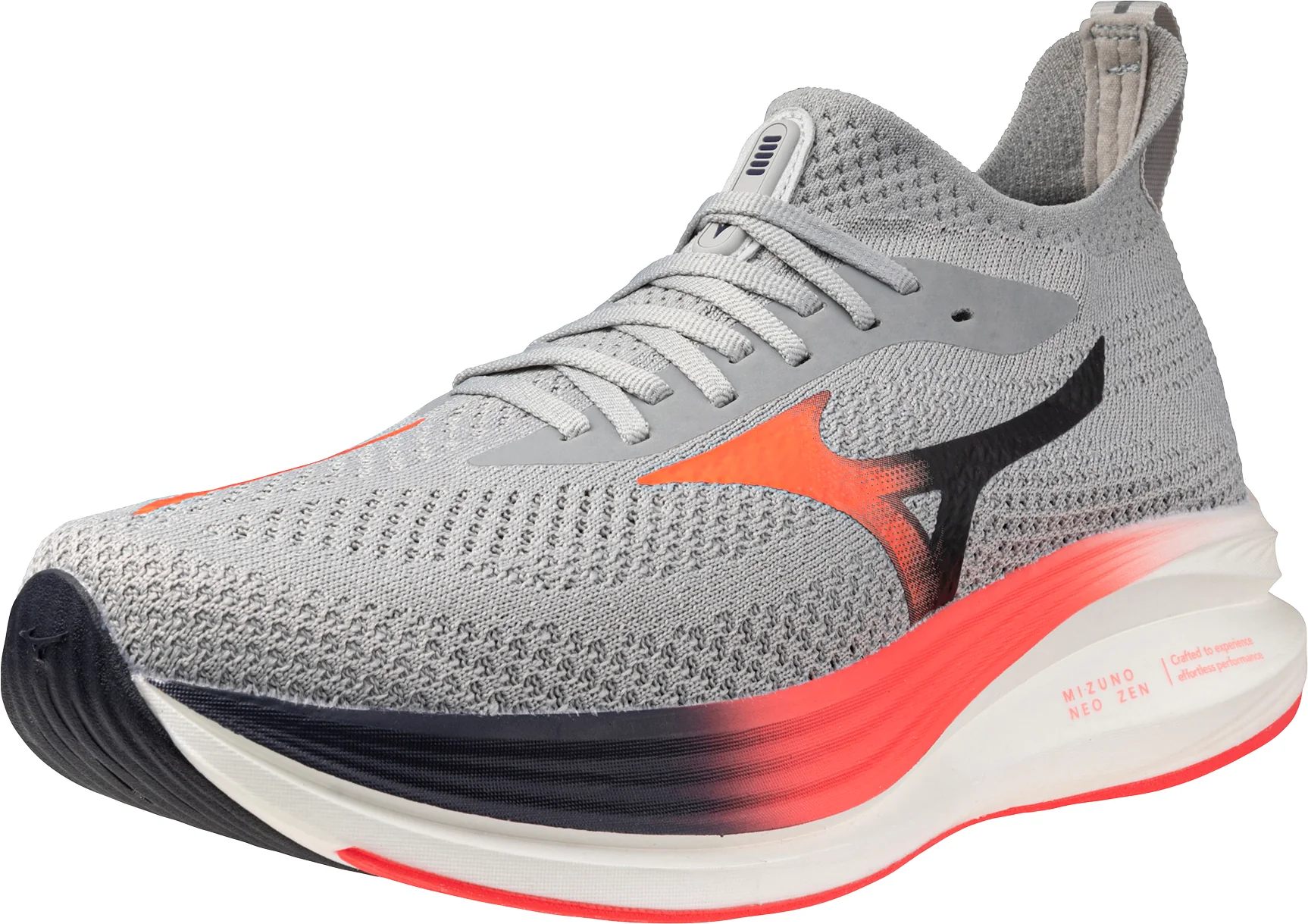 Mizuno Neo Zen Mens Running Shoes - Grey - Image 6