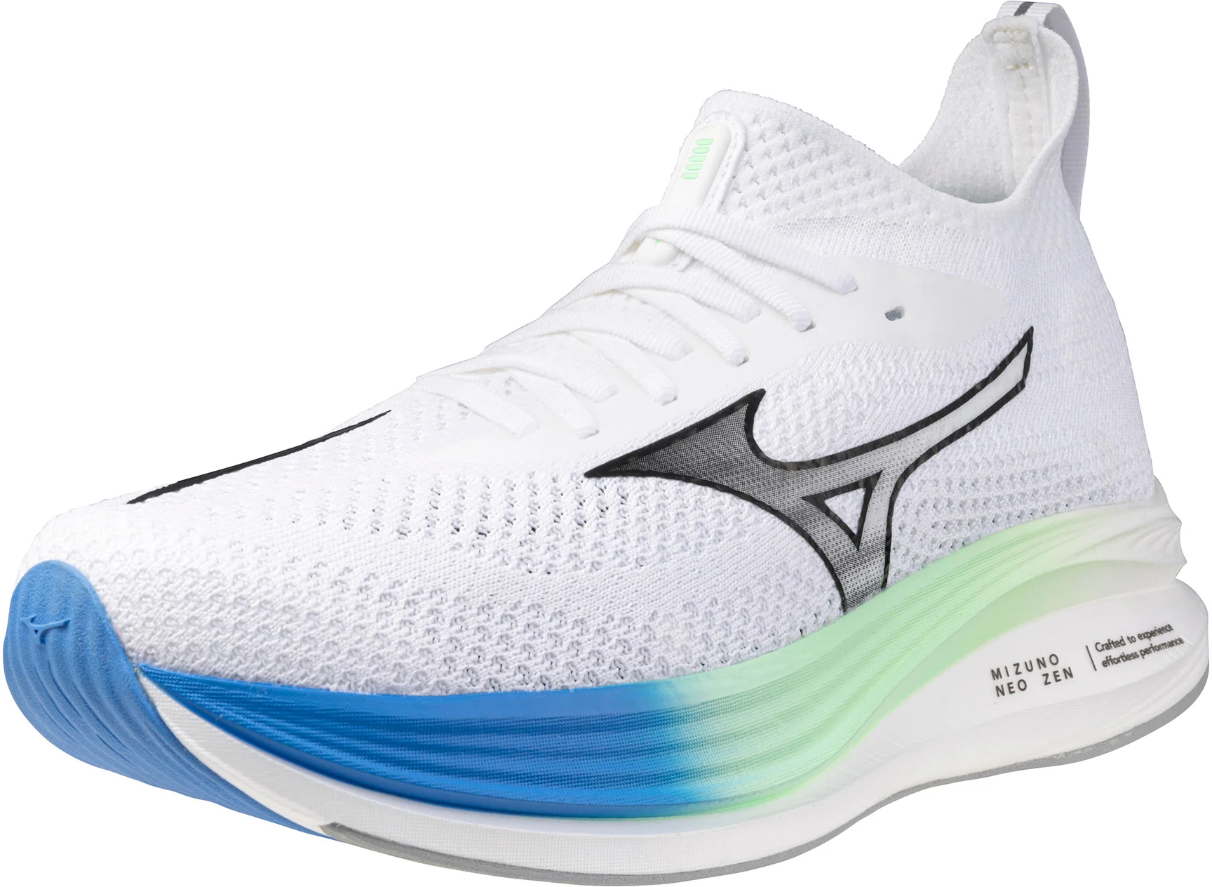 Mizuno Neo Zen Mens Running Shoes - White - Image 6