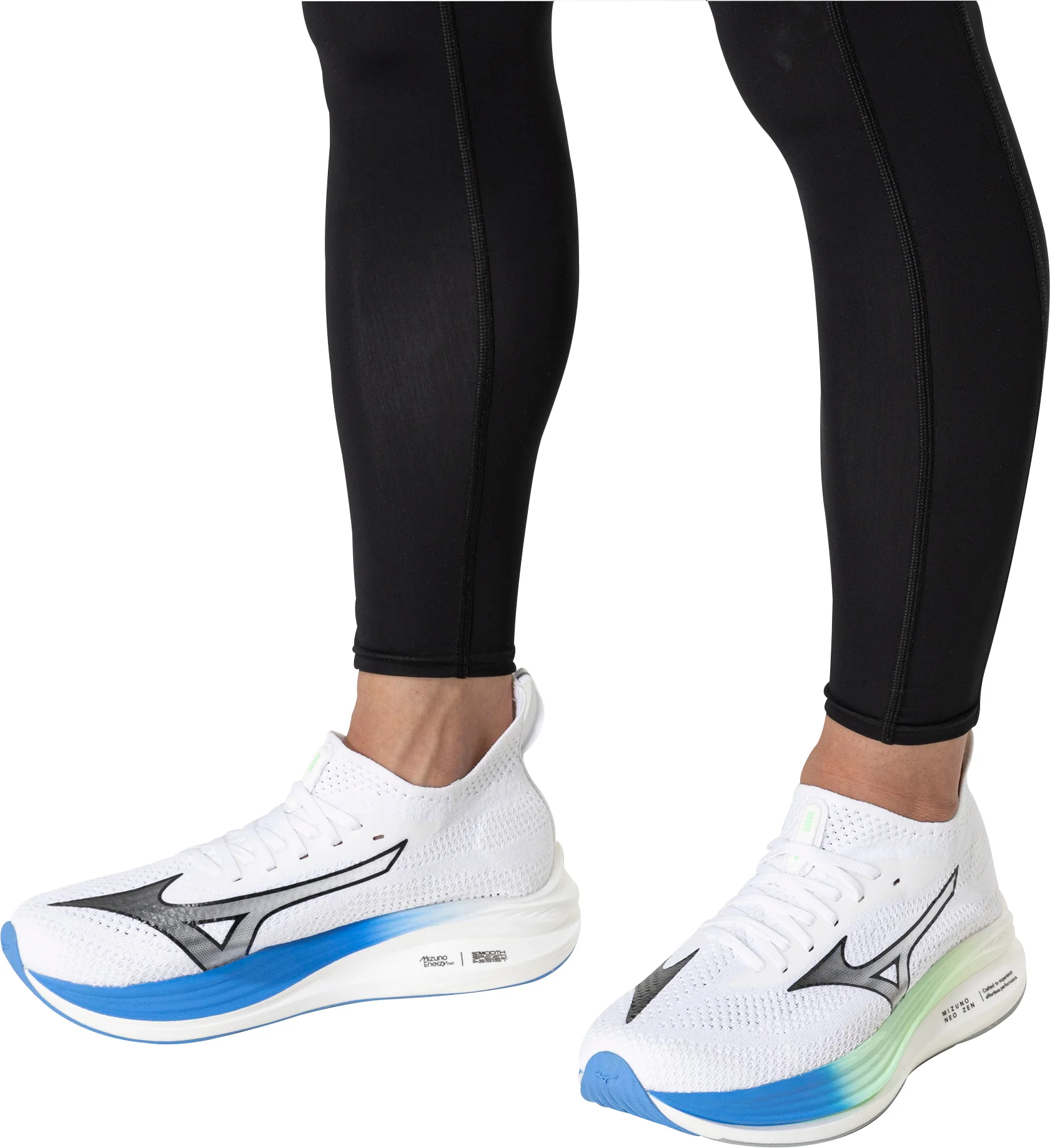 Mizuno Neo Zen Mens Running Shoes - White - Image 9