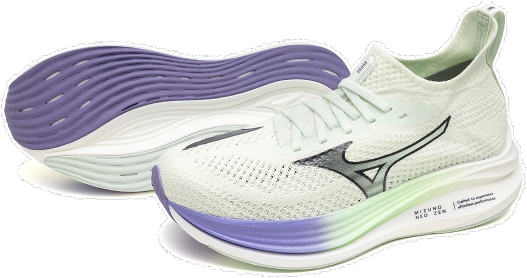 Mizuno Neo Zen Womens Running Shoes - Green - Image 7