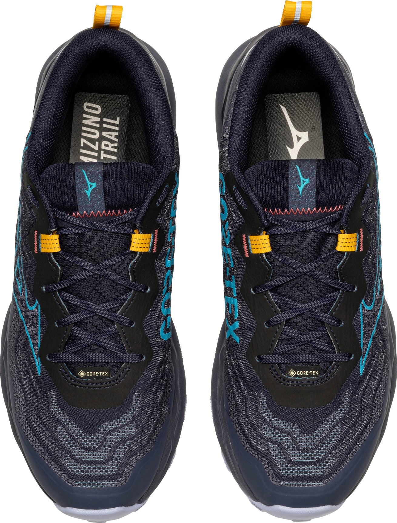 Mizuno Wave Daichi 9 GORE-TEX Mens Trail Running Shoes - Blue - Image 4