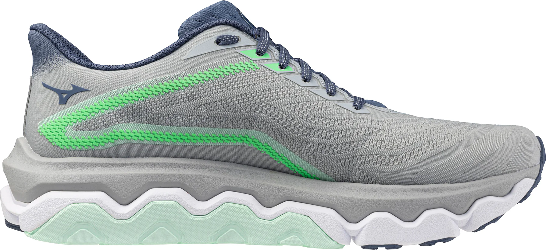 Mizuno Wave Horizon 8 Mens Running Shoes - Grey - Image 3