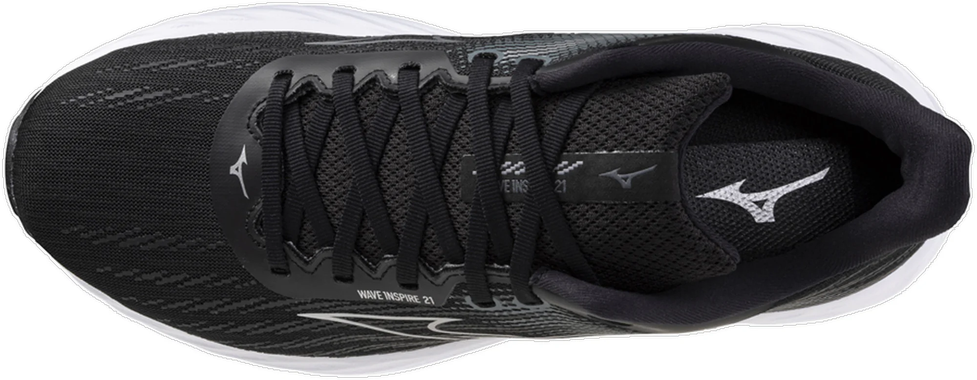 Mizuno Wave Inpsire 21 Mens Running Shoes - Black - Image 4