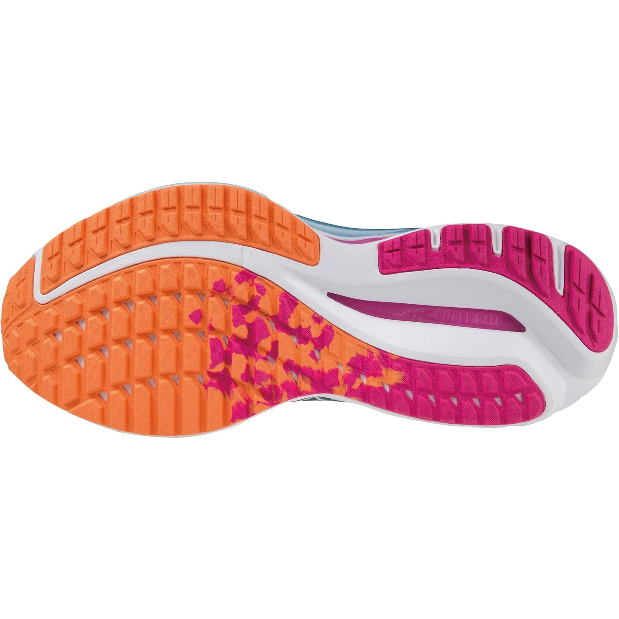 Mizuno Wave Inspire 19 Womens Running Shoes - Blue - Image 2