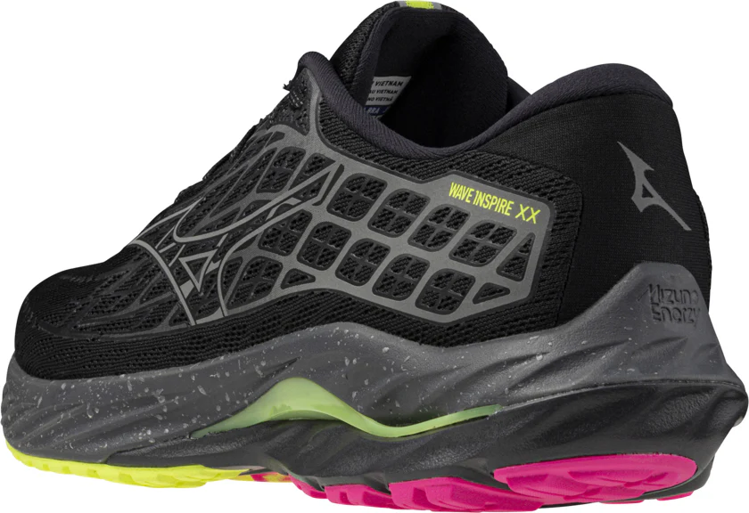 Mizuno Wave Inspire 20 Running Shoes - Black - Image 5