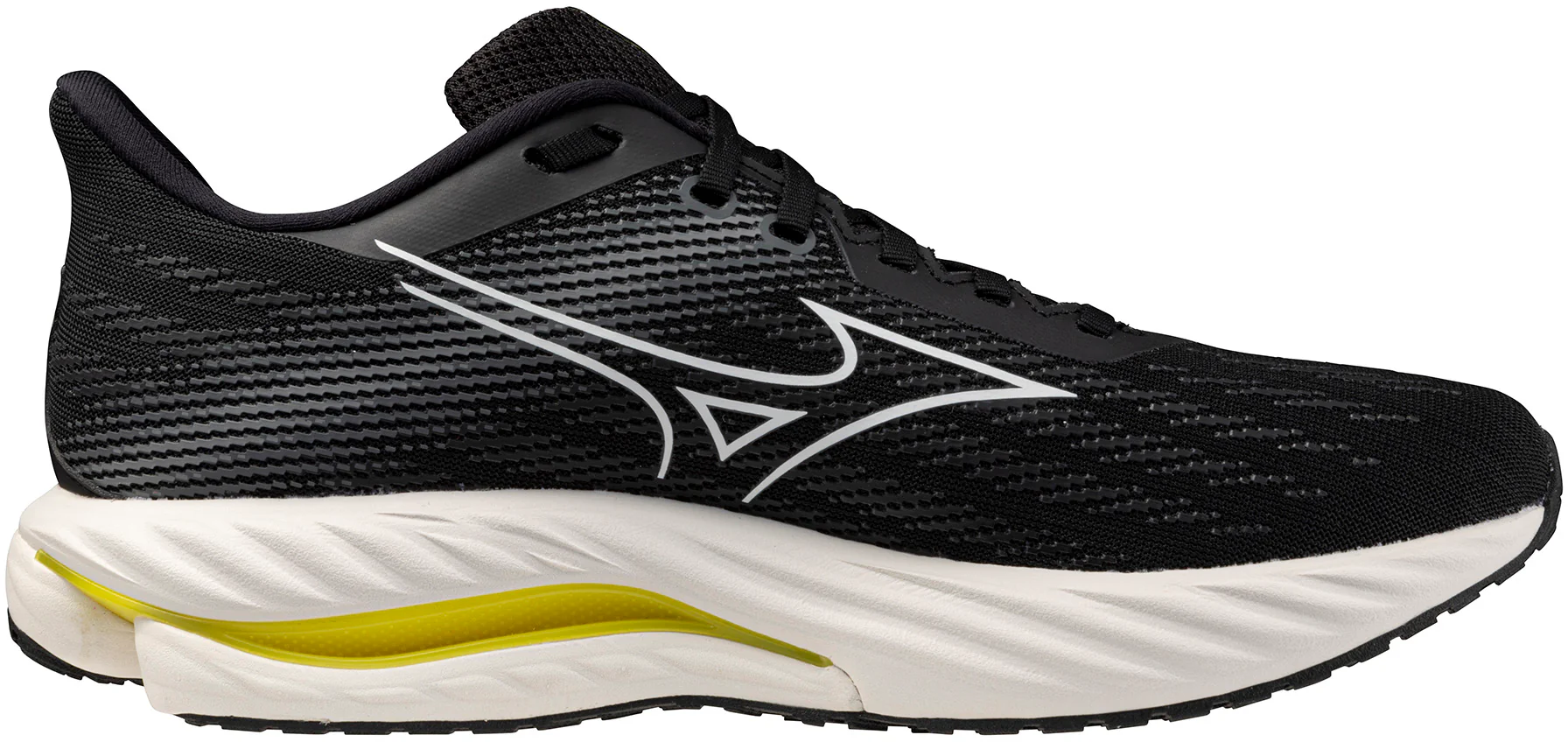 Mizuno Wave Inspire 21 Mens Running Shoes - Black - Image 3