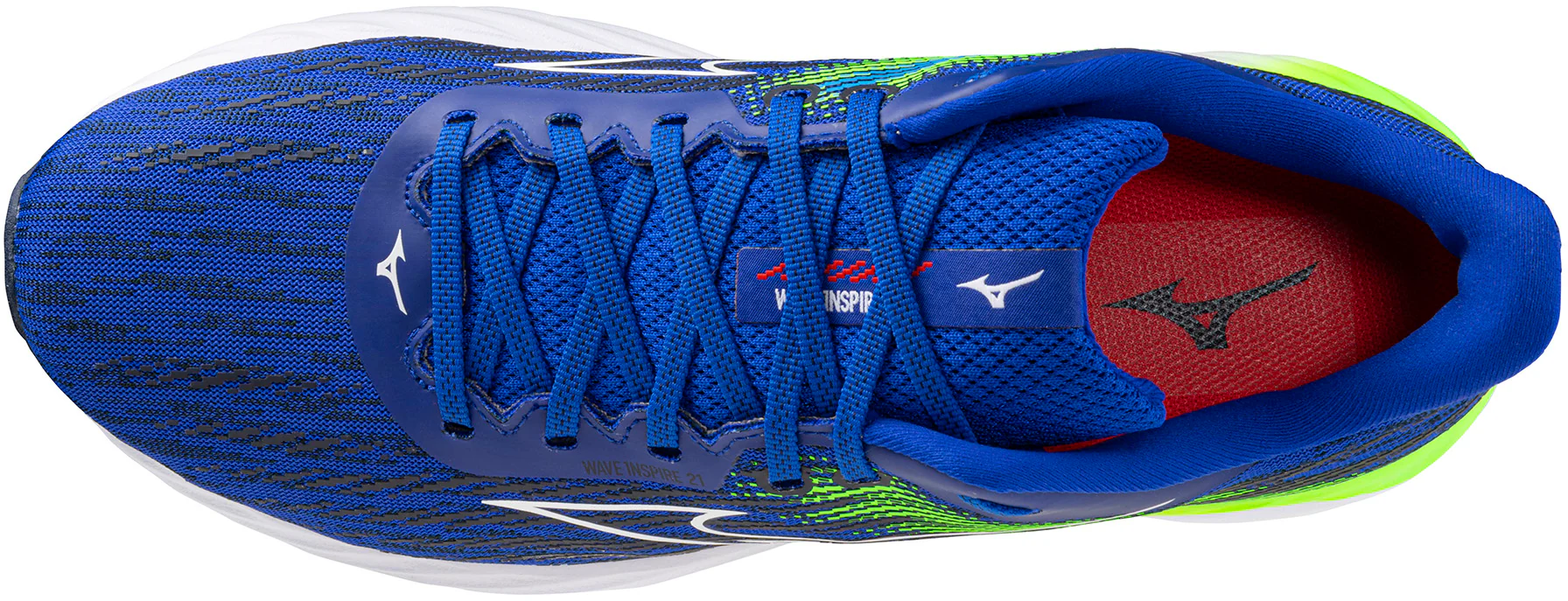 Mizuno Wave Inspire 21 Mens Running Shoes Blue - Image 4