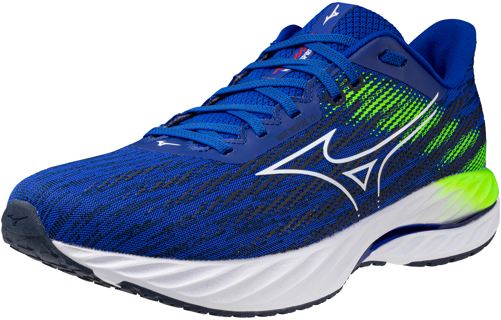 Mizuno Wave Inspire 21 Mens Running Shoes Blue - Image 6