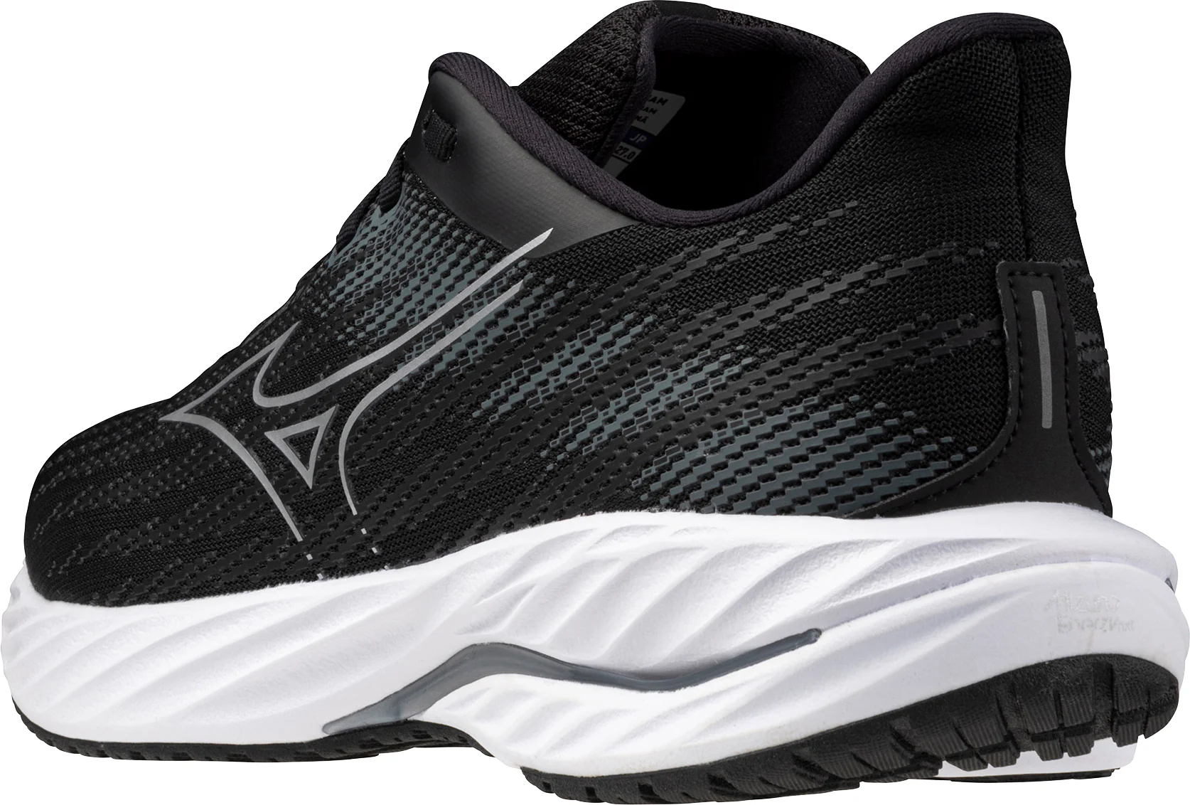 Mizuno Wave Inspire 21 WIDE FIT (2E) Mens Running Shoes - Black - Image 5