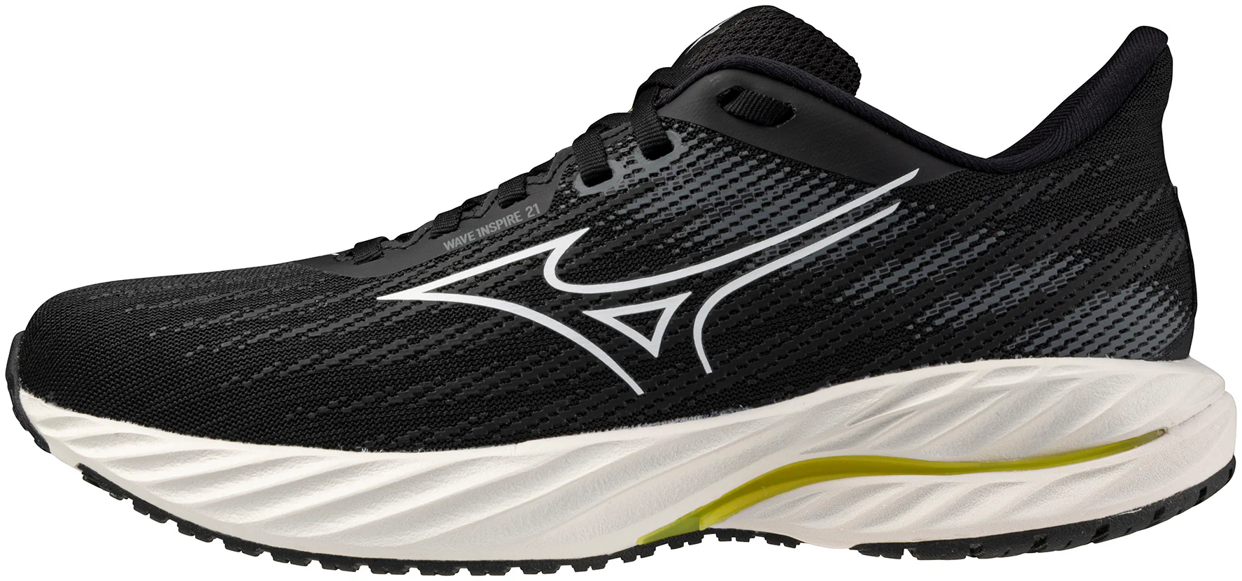 Mizuno Wave Inspire 21 WIDE FIT (D) Womens Running Shoes - Black