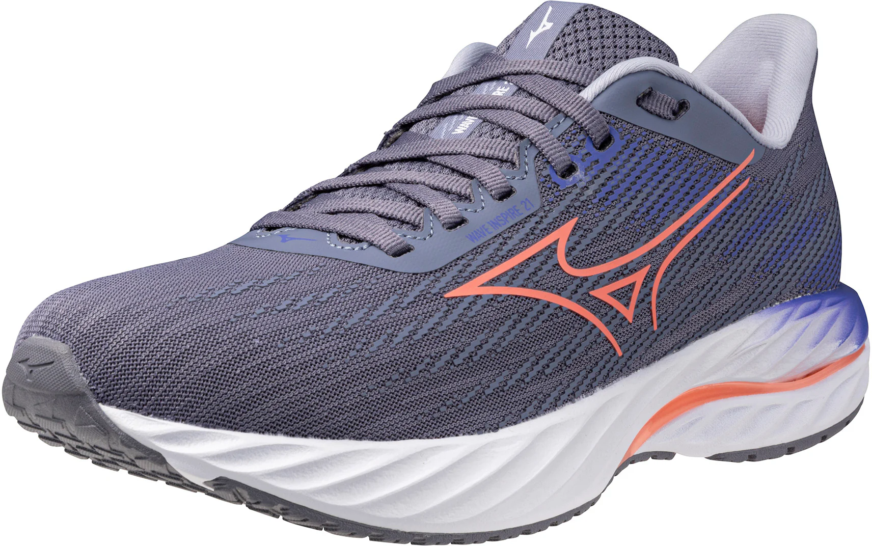 Mizuno Wave Inspire 21 Womens Running Shoes - Grey - Image 6