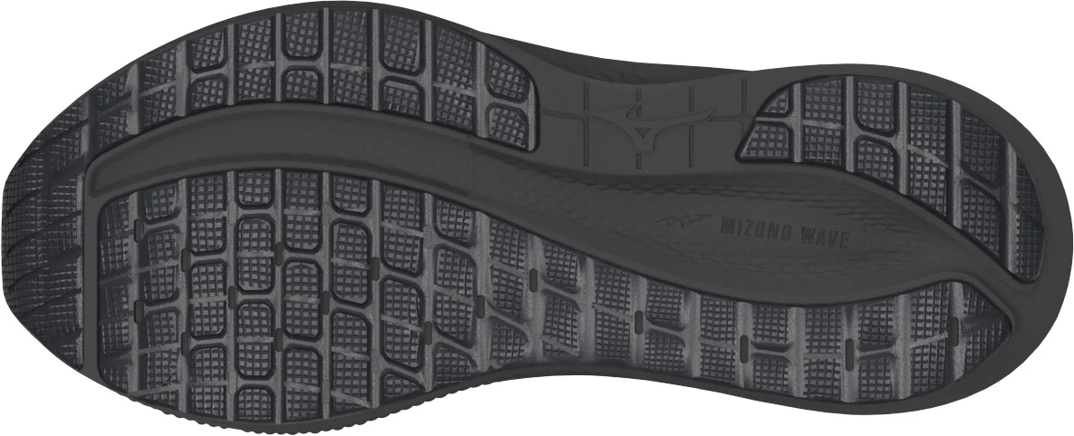 Mizuno Wave Inspire 22 WIDE FIT (2E) Mens Running Shoes - Black - Image 2