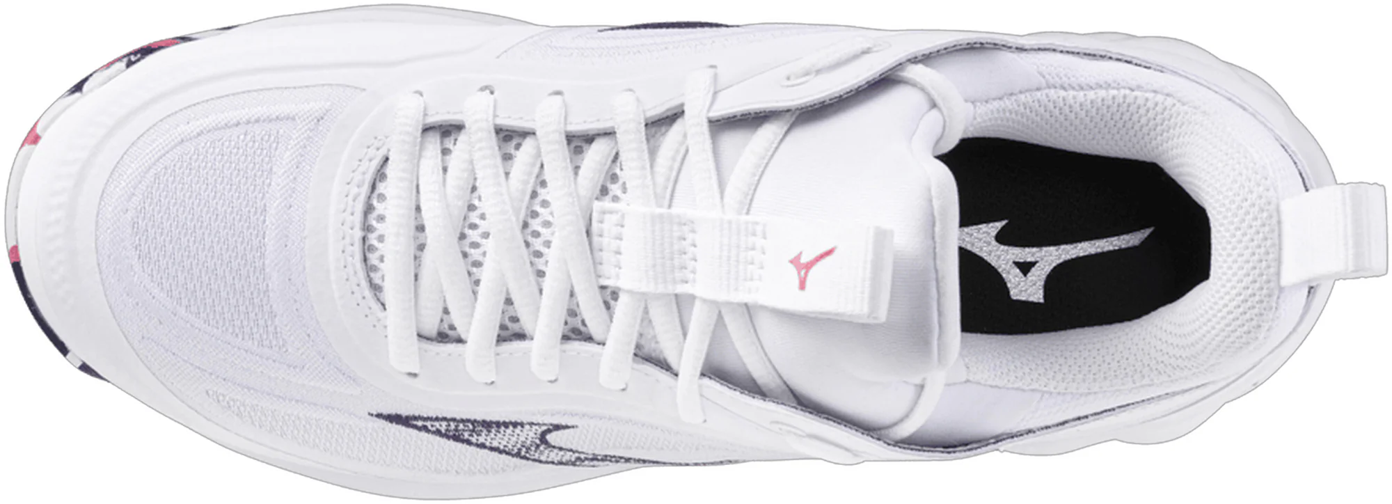 Mizuno Wave Luminous 3 Womens Court Shoes - White - Image 4
