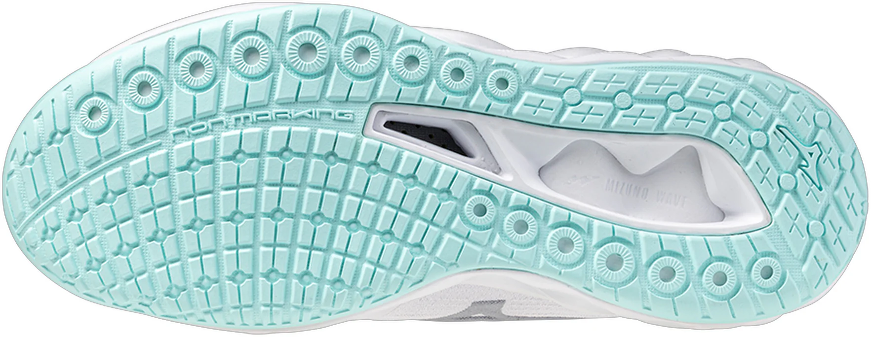 Mizuno Wave Luminous 3 Womens Court Shoes - White - Image 2