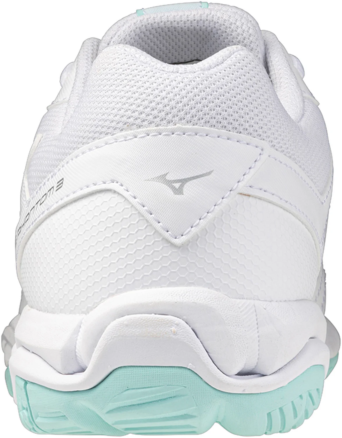 Mizuno Wave Phantom 3 Womens Court Shoes - White - Image 5