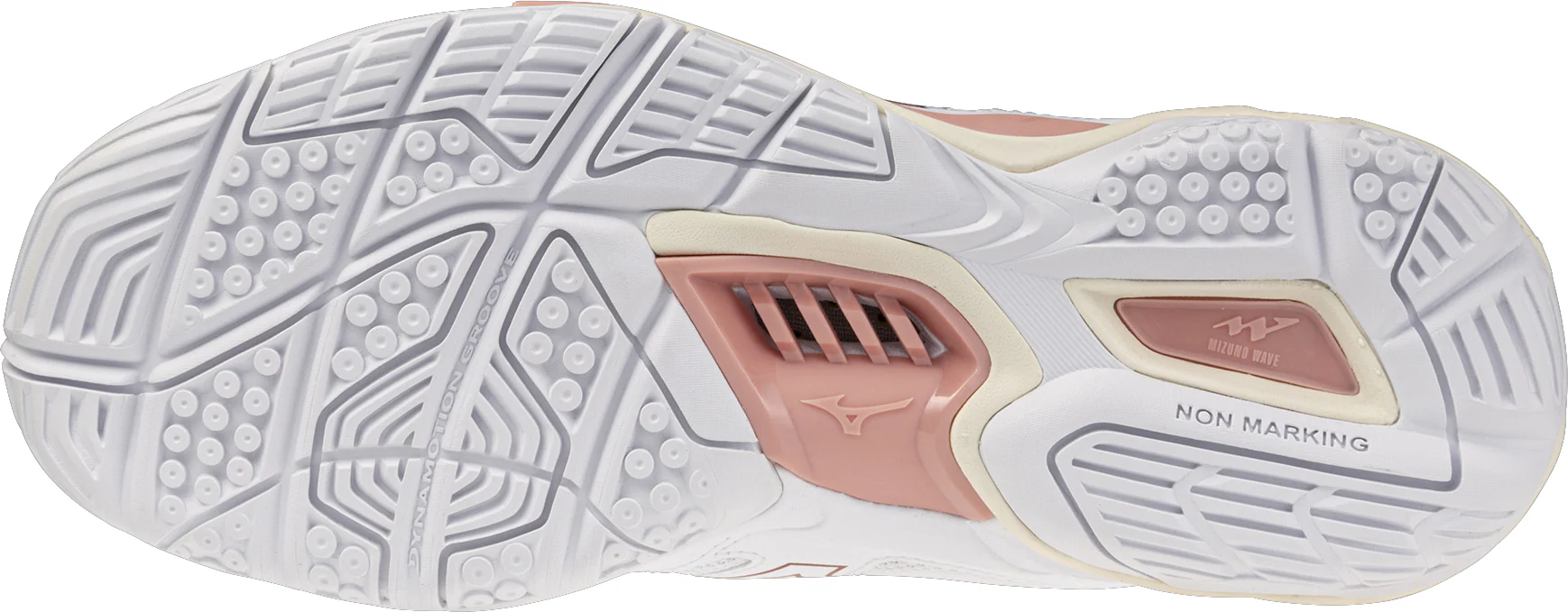 Mizuno Wave Phantom 3 Womens Court Shoes - White - Image 2