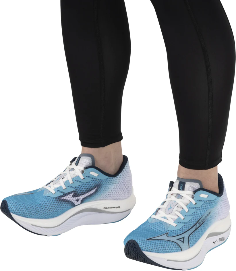 Mizuno Wave Rebellion Flash 2 Womens Running Shoes - Blue - Image 7