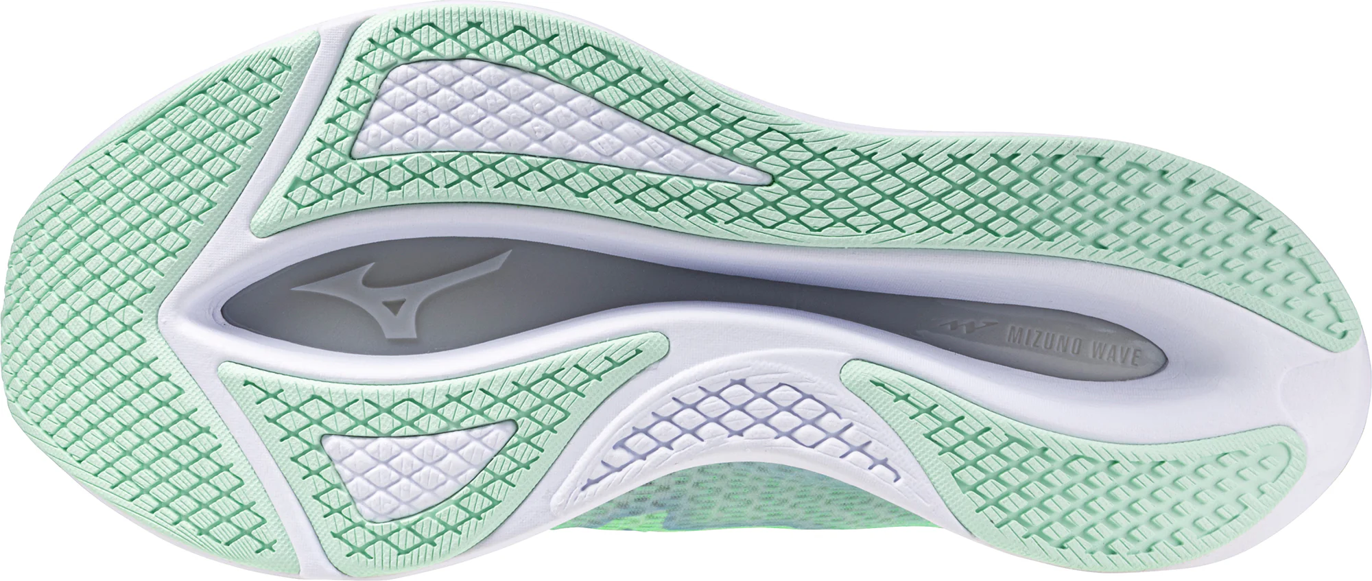 Mizuno Wave Rebellion Flash 2 Womens Running Shoes - Green - Image 2