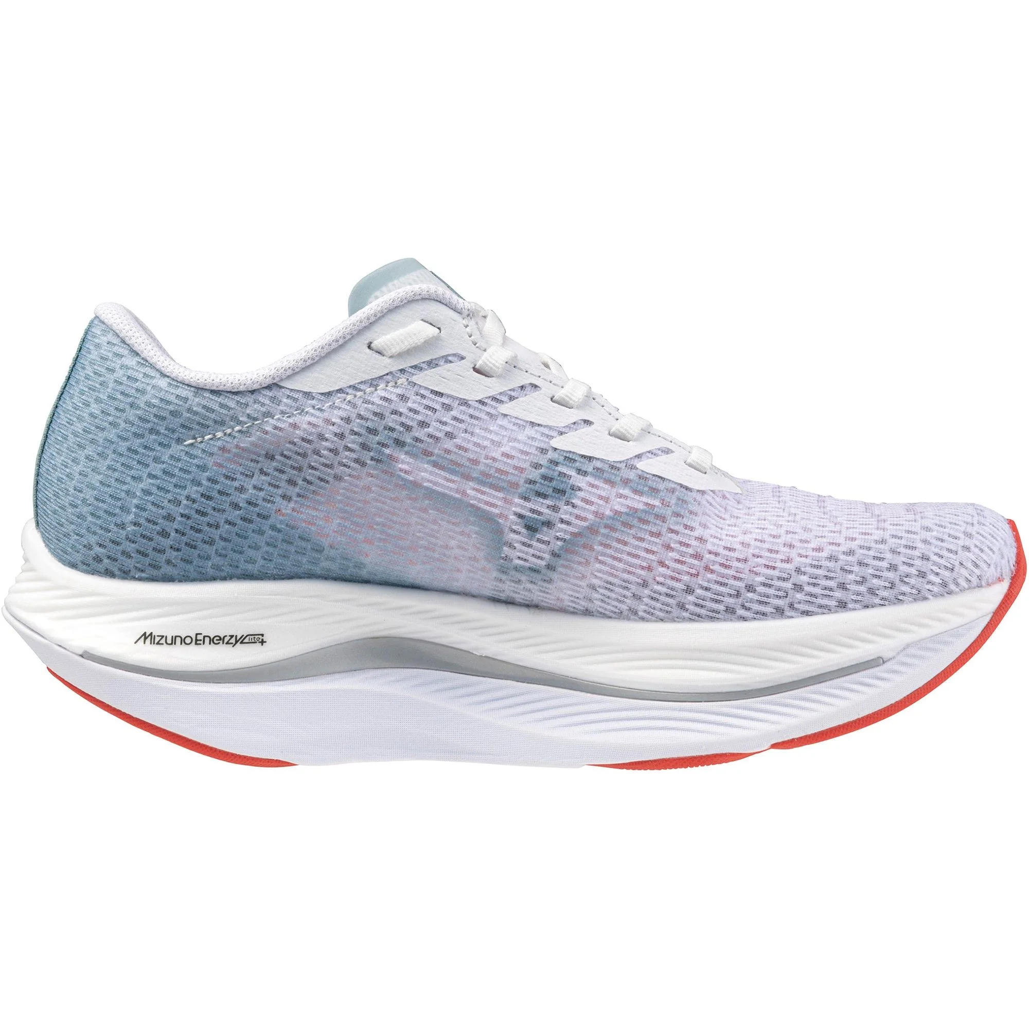 Mizuno Wave Rebellion Flash 2 Womens Running Shoes - White - Image 3