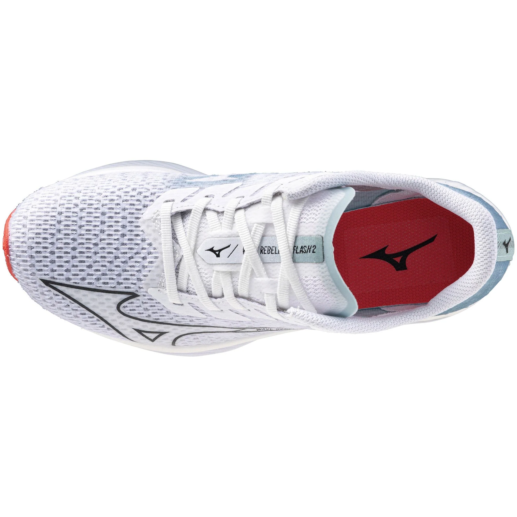 Mizuno Wave Rebellion Flash 2 Womens Running Shoes - White - Image 4