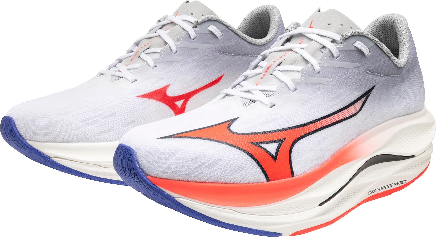 Mizuno Wave Rebellion Flash 3 Mens Running Shoes - White - Image 6