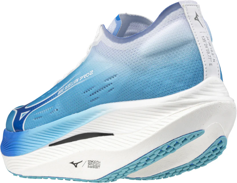 Mizuno Wave Rebellion Pro 2 Running Shoes - Blue - Image 5