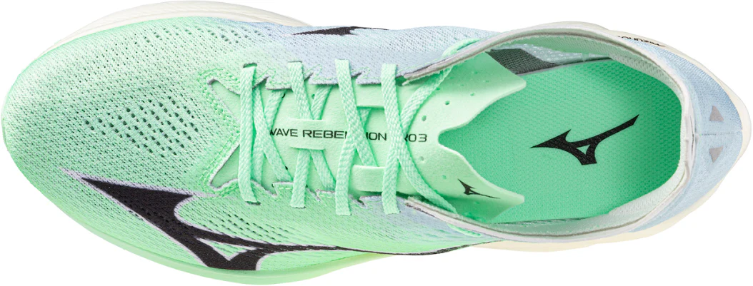 Mizuno Wave Rebellion Pro 3 Running Shoes - Green - Image 4