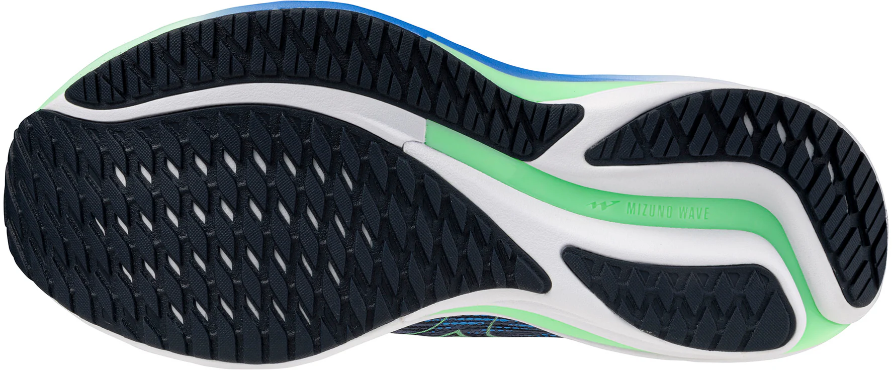 Mizuno Wave Rider 28 Mens Running Shoes - Blue - Image 2