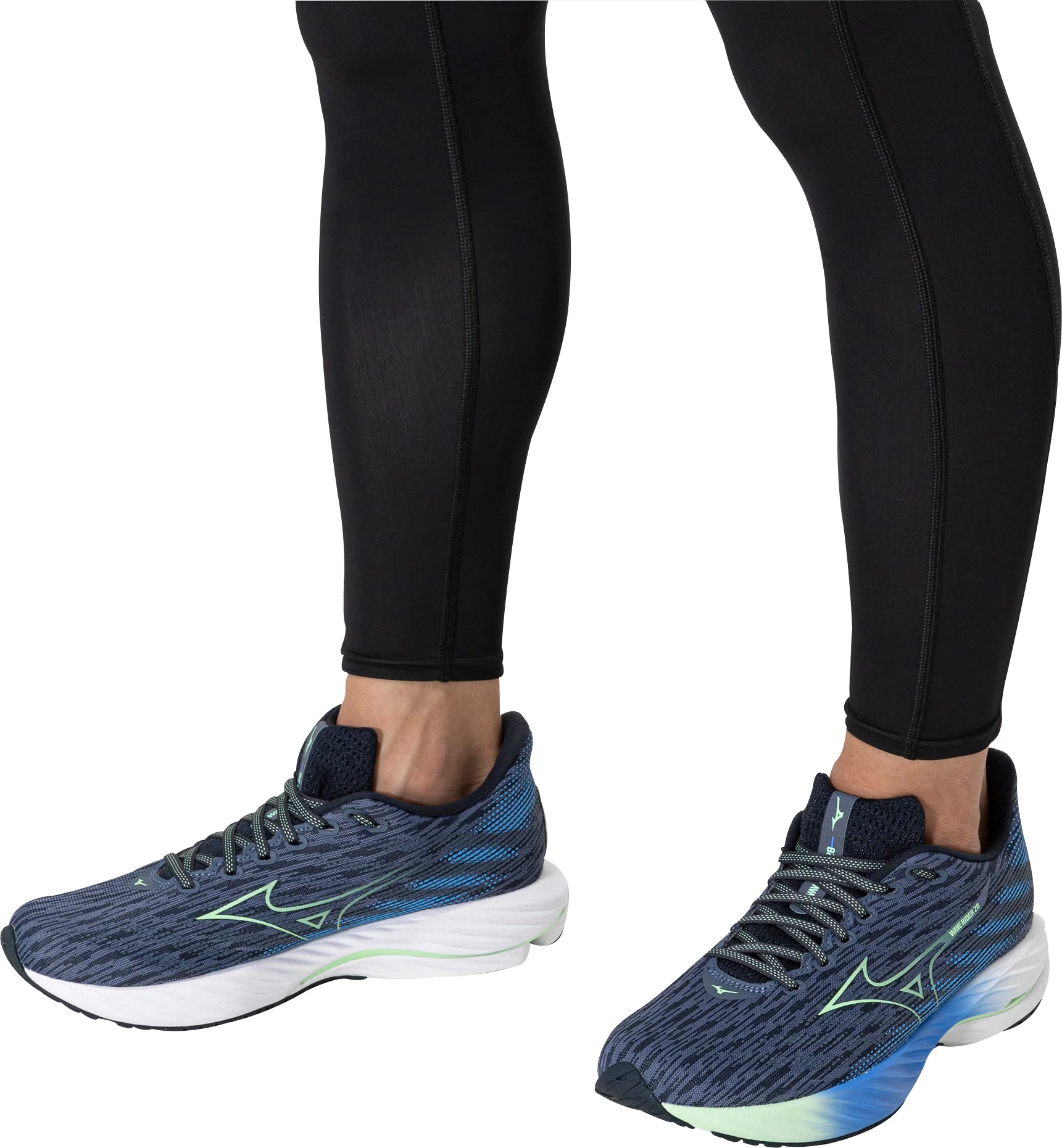 Mizuno Wave Rider 28 Mens Running Shoes - Blue - Image 9