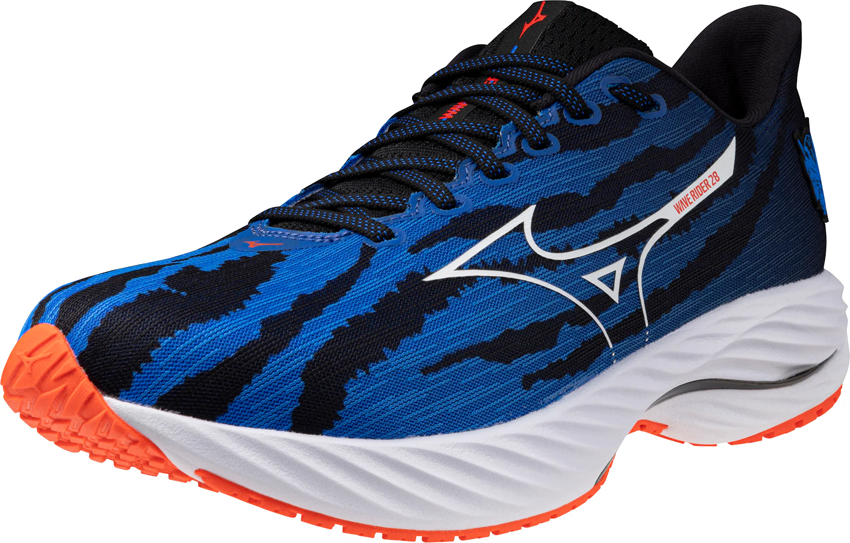 Mizuno Wave Rider 28 Mens Running Shoes - Blue - Image 8