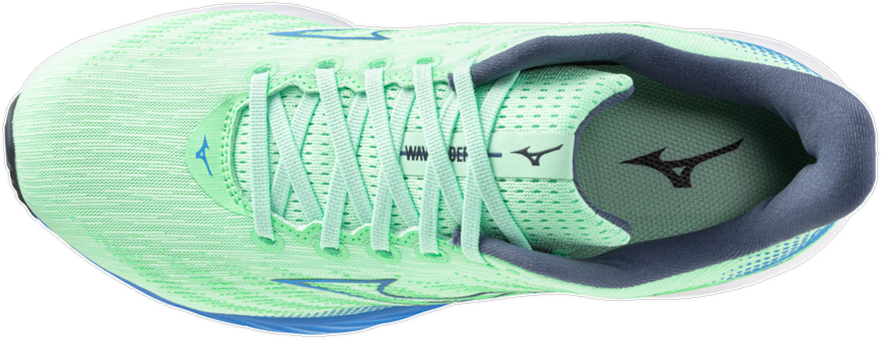 Mizuno Wave Rider 28 Mens Running Shoes - Green - Image 4