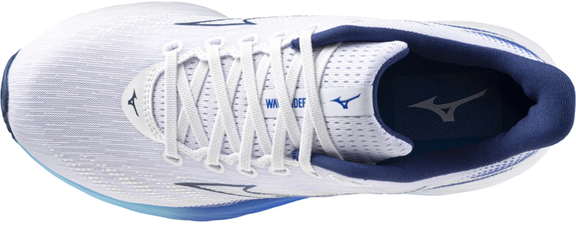 Mizuno Wave Rider 28 Mens Running Shoes - White - Image 4