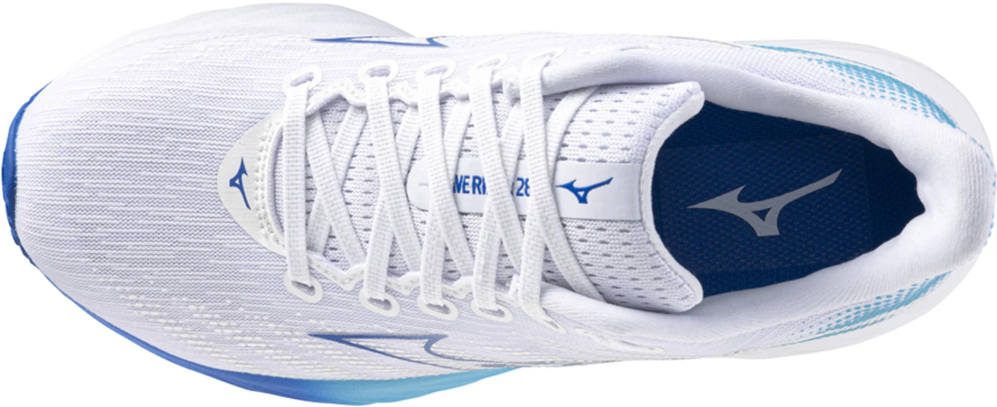 Mizuno Wave Rider 28 Womens Running Shoes - White - Image 4