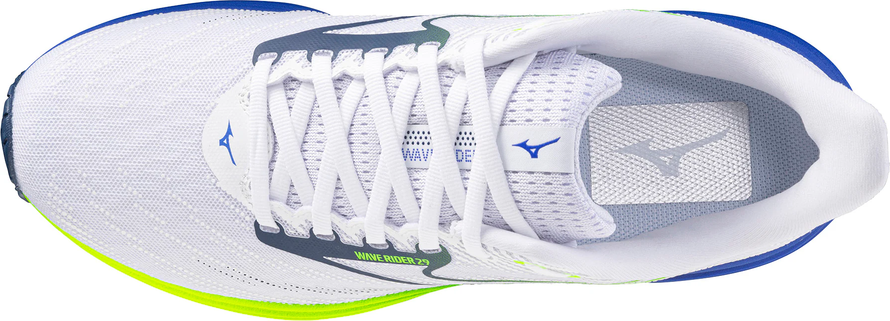 Mizuno Wave Rider 29 Mens Running Shoes - White - Image 4